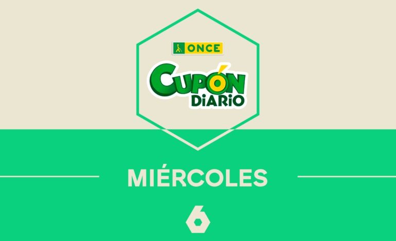 Comprobar el resultado del Cupón Diario de la ONCE de hoy, miércoles 4 de junio de 2025