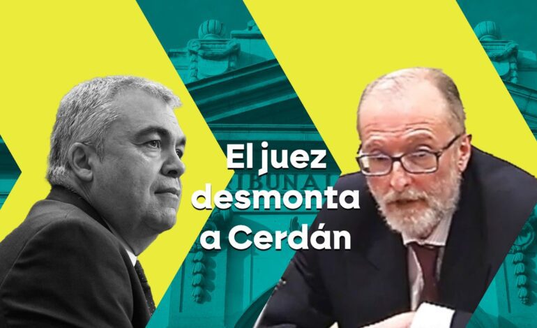 el juez tumba uno a uno los argumentos de Santos Cerdán