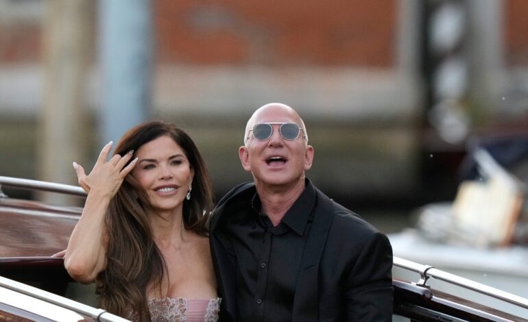 así ha sido el final de la boda de Jeff Bezos y Lauren Sánchez