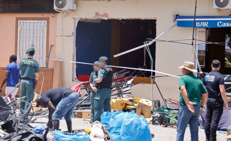 Mueren las dos mujeres heridas graves tras la explosión de un bar de Lo Pagán (Murcia)