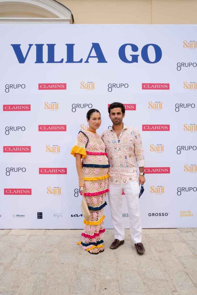 La apariencia de Mellissa Villarreal con su esposo para el festival del décimo aniversario del Grupo Go