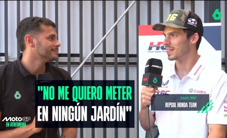 ¿Abre la puerta Joan Mir a Jorge Martín en Honda? «No me quiero meter en ningún jardín…»