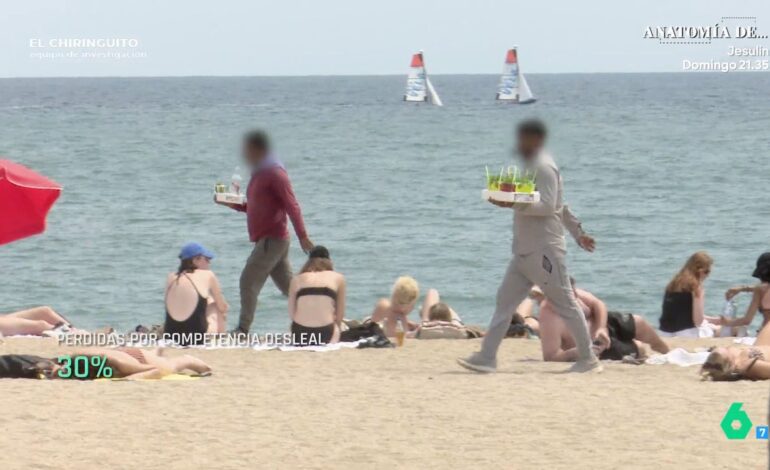 el negocio clandestino que quita un 30% de la caja a los chiringuitos de la Barceloneta