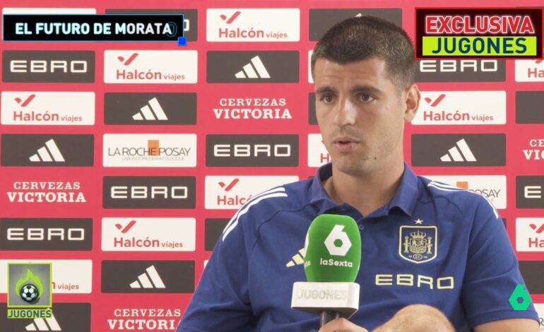 Álvaro Morata desvela a ‘Jugones’ su próximo equipo en España: ¡el Getafe!