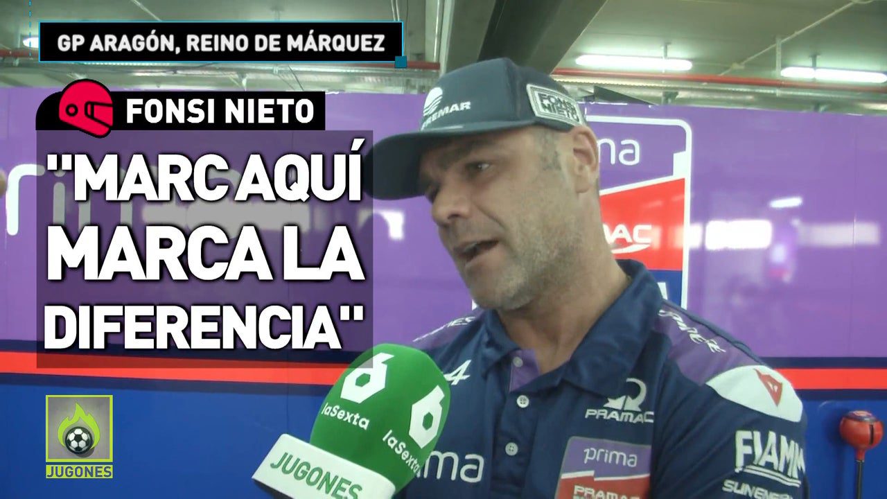 ¿Por qué es tan superior Marc Márquez en Aragón? Responden Crivillé y Fonsi Nieto