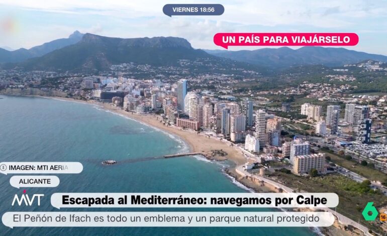 ‘Un país para viajárselo’ llega a Calpe para comer un buen arroz y navegar por el Mediterráneo