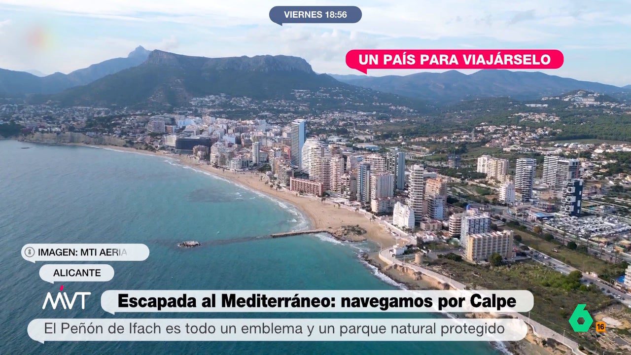 ‘Un país para viajárselo’ llega a Calpe para comer un buen arroz y navegar por el Mediterráneo