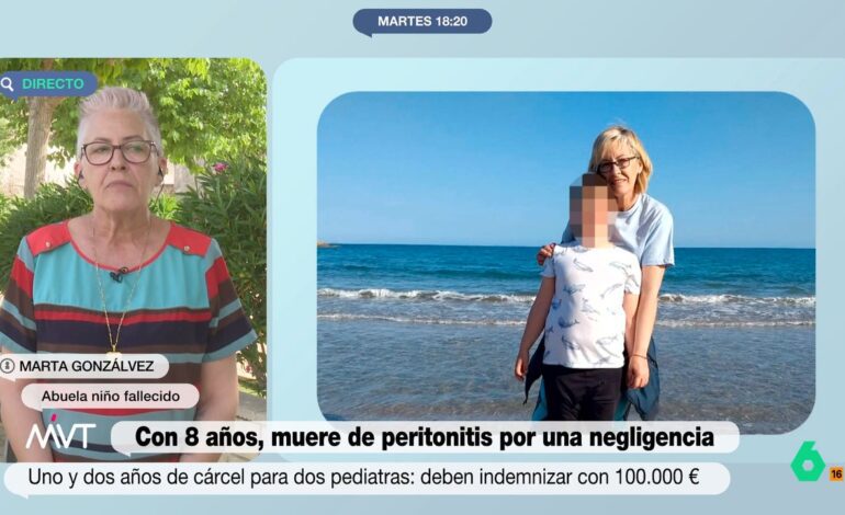 "Es irrisoria, me hace sentir que no valemos nada": la abuela del menor fallecido por negligencia médica critica la sentencia