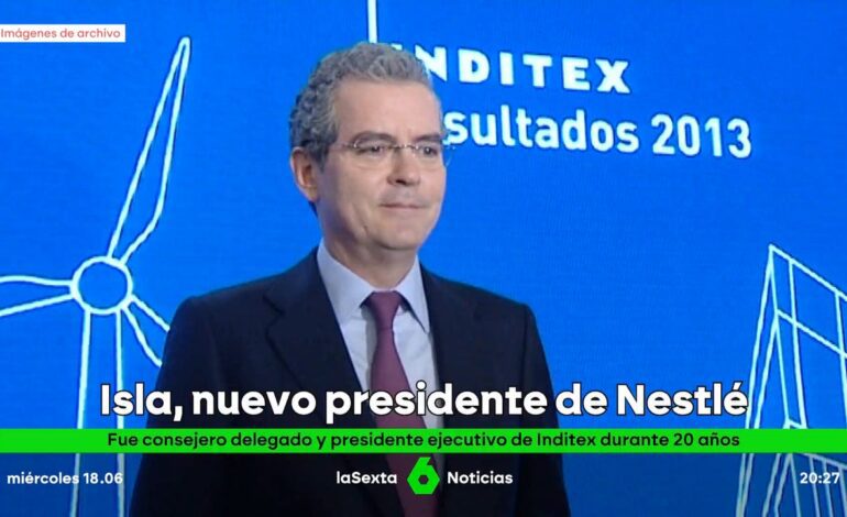Nestlé nombra a Pablo Isla como máximo presidente global de la firma