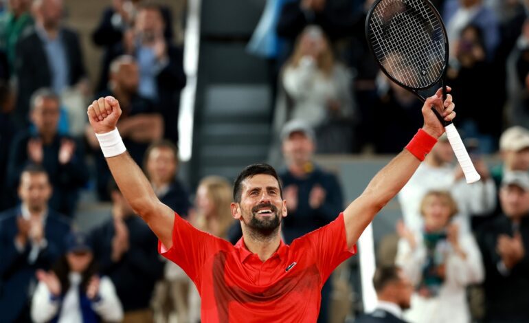 Djokovic y Zverev erupcionan París con 41 golpes