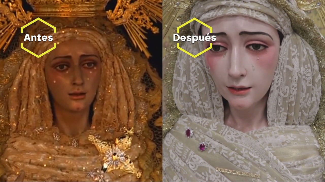 la hija del escultor denuncia que la de Dulce Nombre de Bellavista no se parece en nada a la original