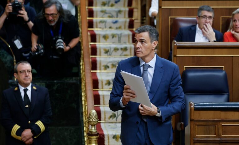 Sánchez logra un balón de oxígeno en la víspera de una semana clave entre la corrupción y la cumbre de la OTAN con Trump presente