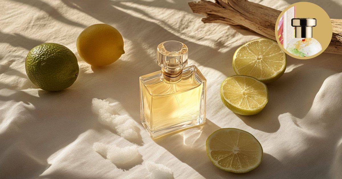 minimalismo chic con notas de sal, yuzu y flores blancas
