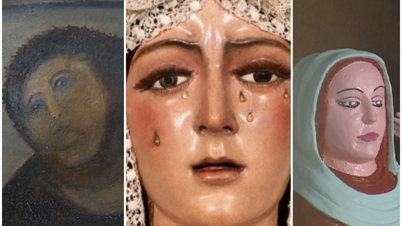 Del Ecce Homo a la Virgen de Chamorro: las otras 'Macarenas' de España famosas por sus polémicas restauraciones
