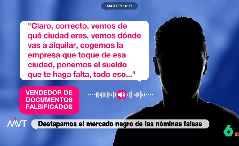 Más Vale Tarde destapa el mercado negro de nóminas falsas para facilitar el alquiler