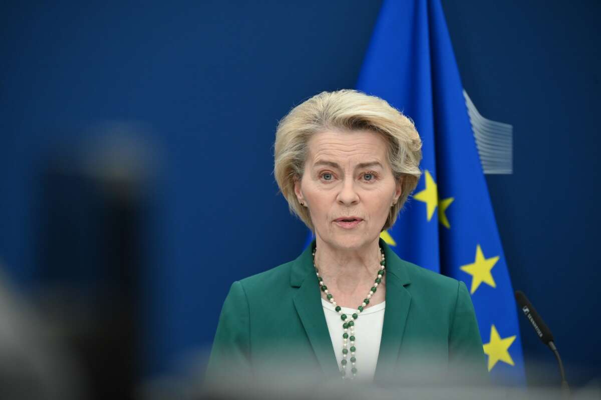 Presidente de la Comisión Europea, Ursula von der Leyen.