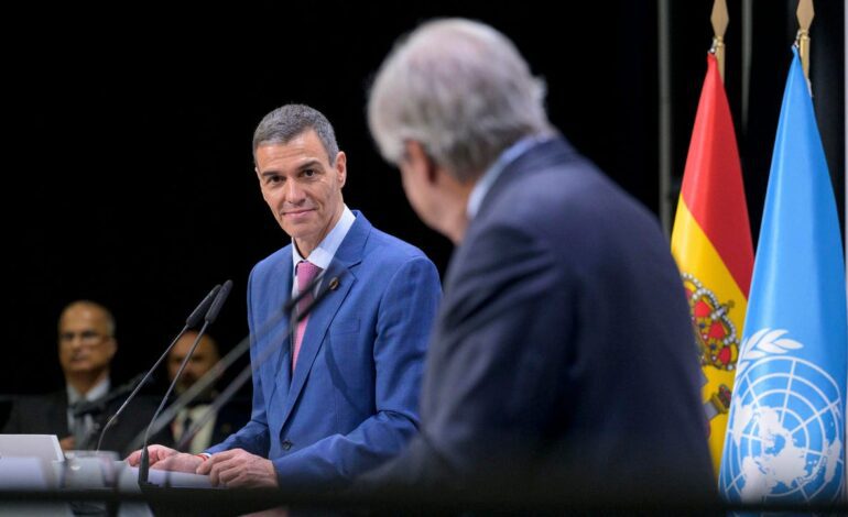 Sánchez, el rey y líderes mundiales exigen acción, financiación y eficacia frente a los desafíos globales