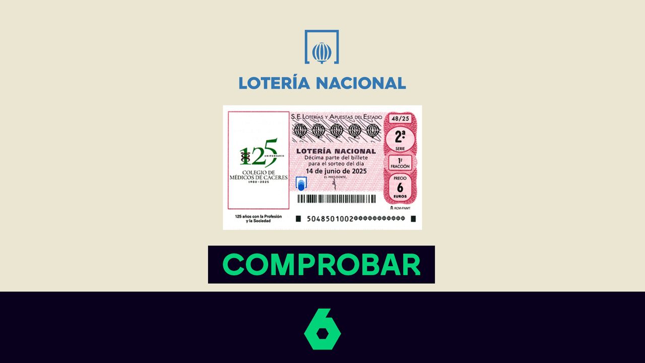 Comprobar el resultado de la Lotería Nacional de hoy, sábado 14 de junio de 2025