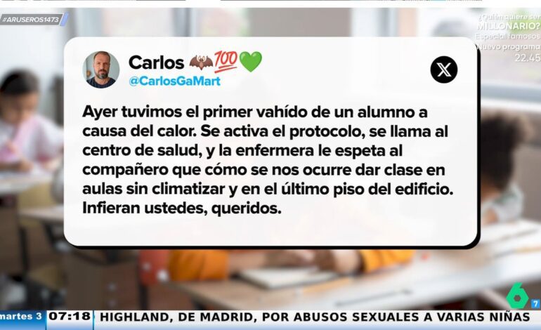 Ayer tuvimos el primer vahído
