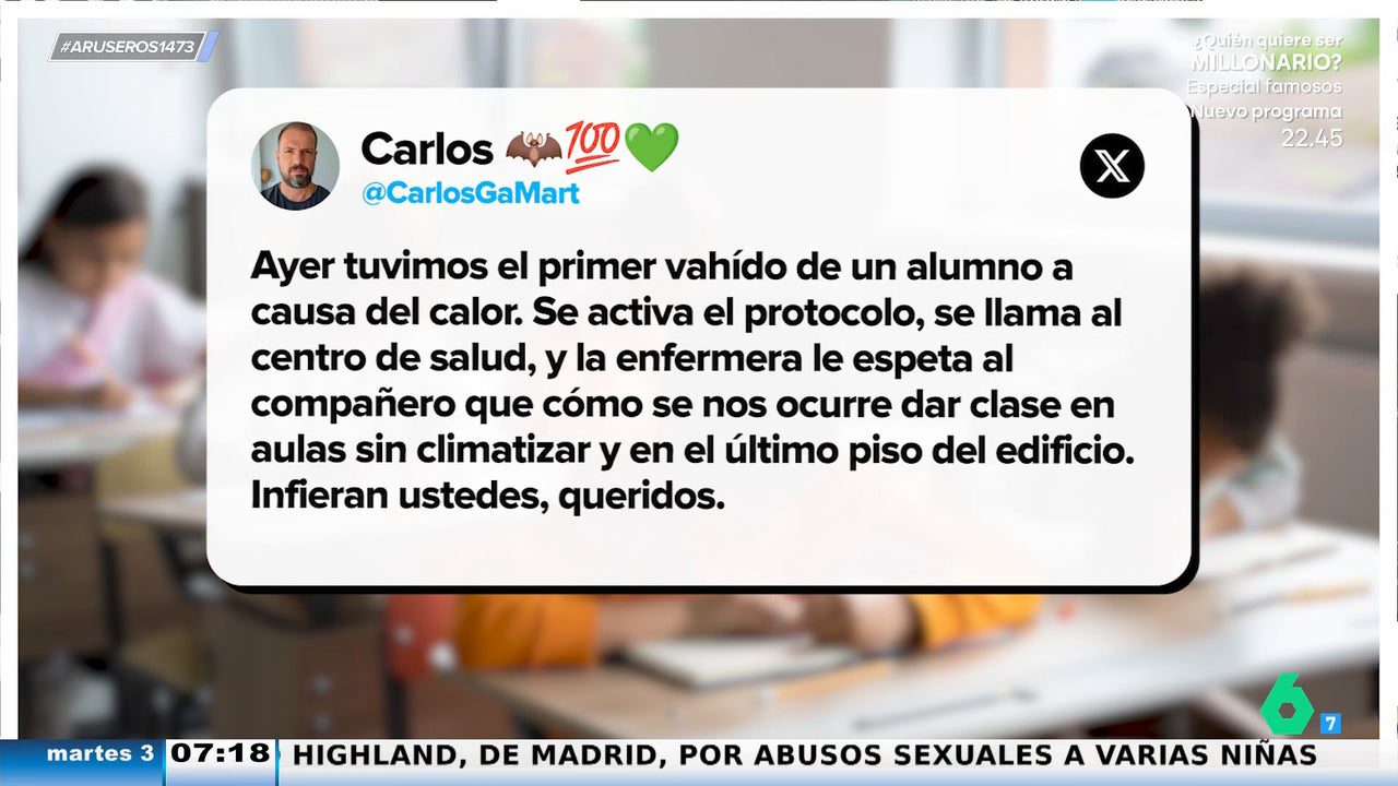 Ayer tuvimos el primer vahído