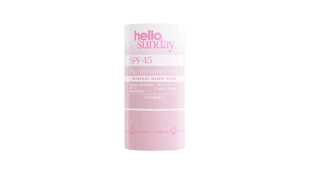 The Shimmer One Mineral Glow Stick SPF 45 por Hello Sunday