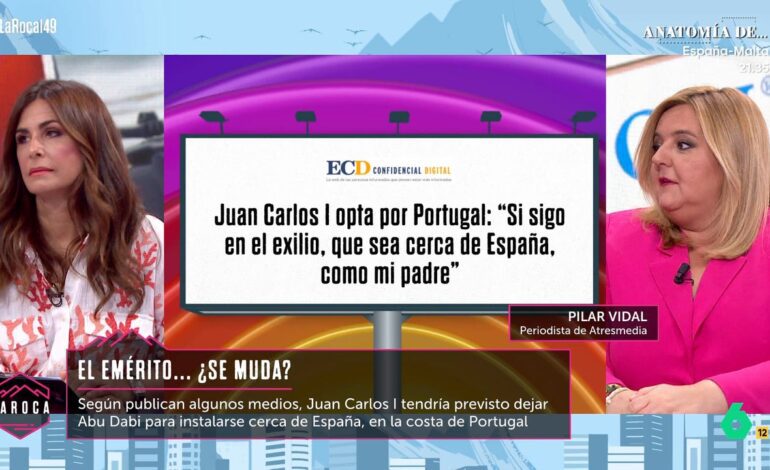 Pilar Vidal desmiente los rumores de mudanza del rey emérito a Portugal tras hablar con su entorno: «Es rotundamente falso»