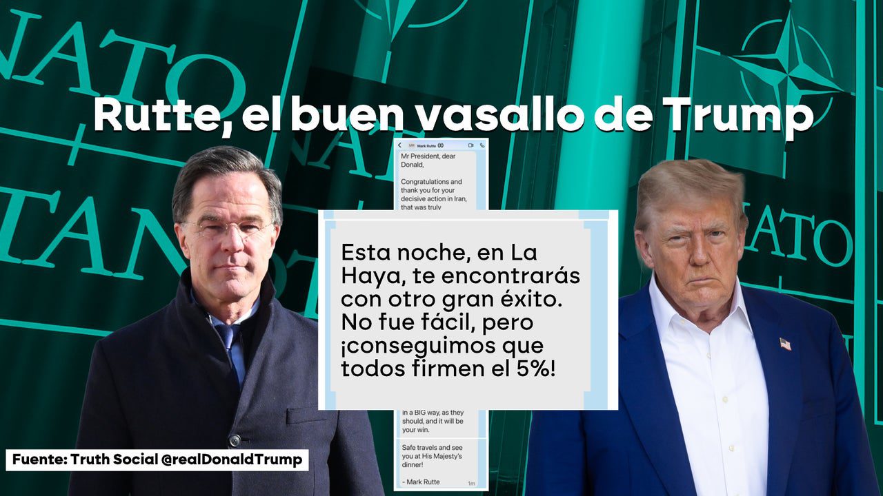la historia de sumisión del secretario de la OTAN con el presidente americano