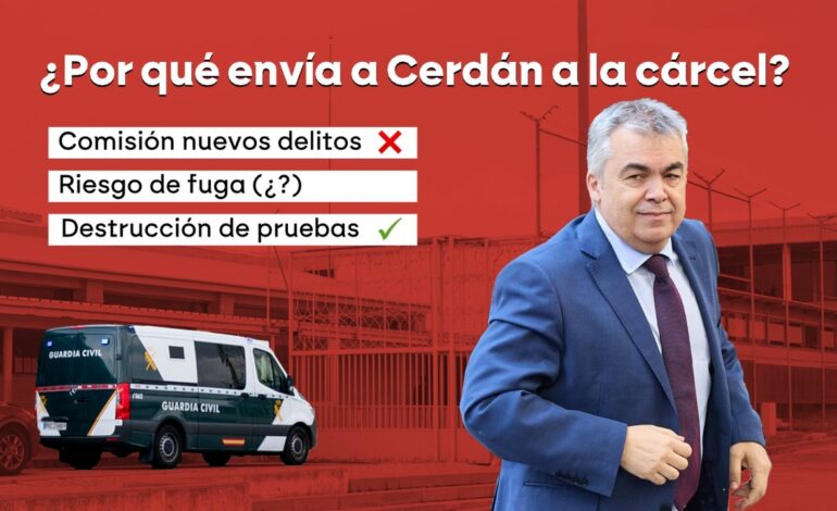 el juez del Supremo ve «riesgo» real de destrucción de pruebas