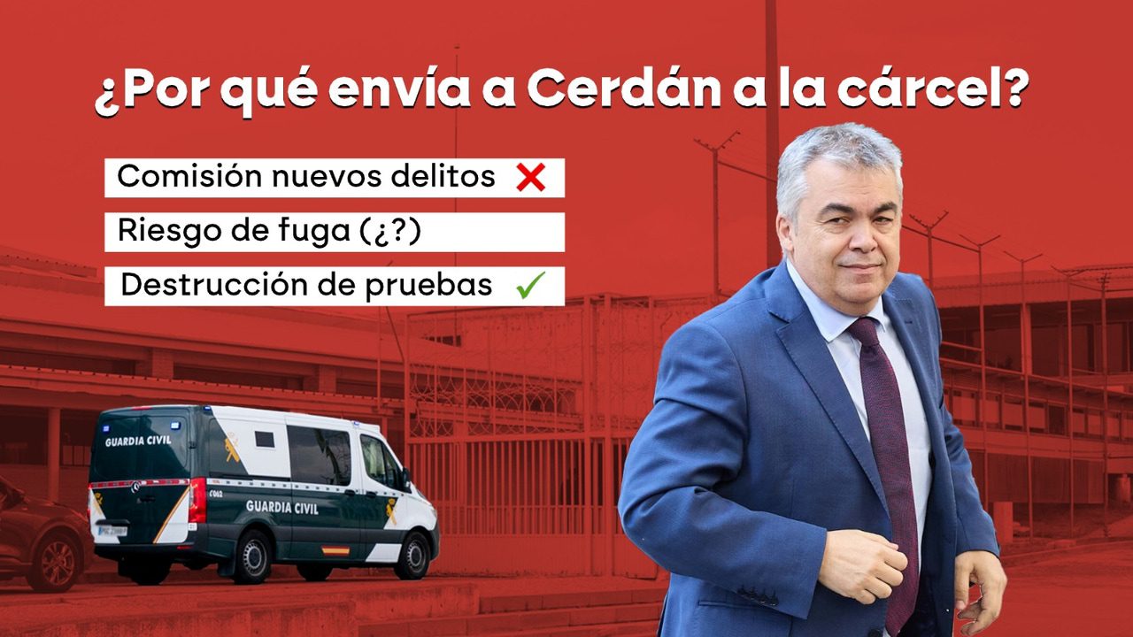 el juez del Supremo ve «riesgo» real de destrucción de pruebas