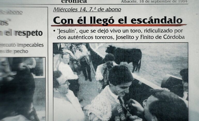 ‘Anatomía de’ la corrida de toros de Jesulín de Ubrique