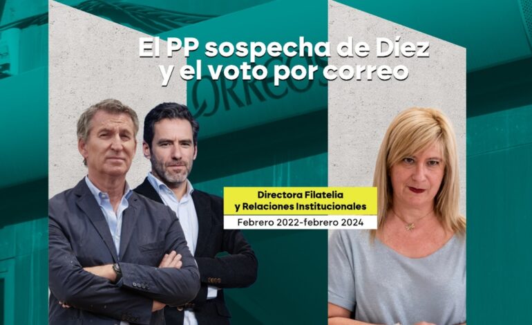 El PP siembra la duda sobre el voto por correo tras el paso de Leire Díez por Correos