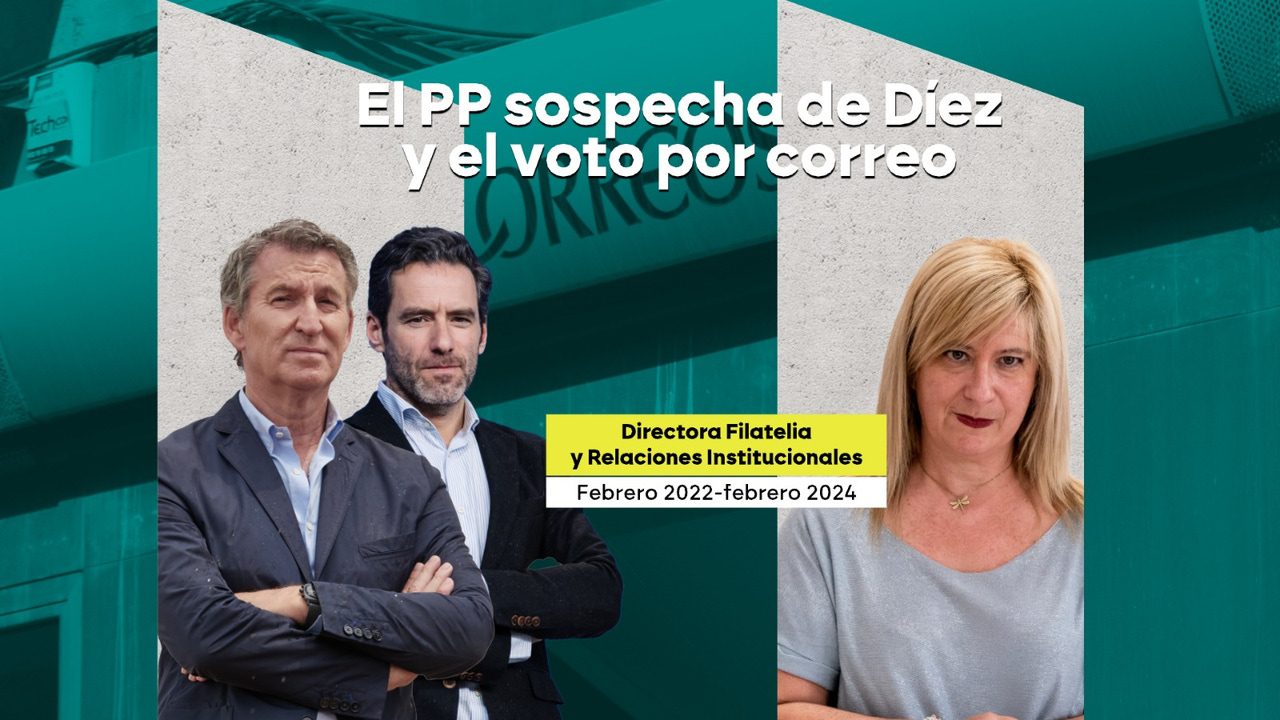 El PP siembra la duda sobre el voto por correo tras el paso de Leire Díez por Correos