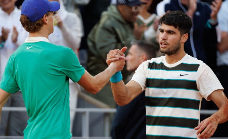 Sinner y Alcaraz sería favoritos contra Nadal…