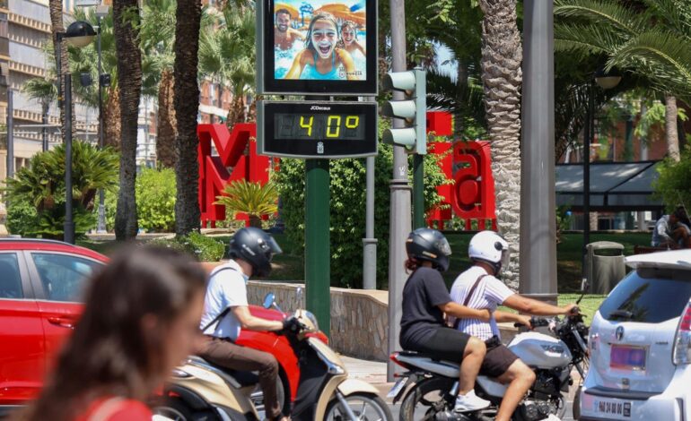 Llega la primera ola de calor del verano con temperaturas que superarán los 40 grados