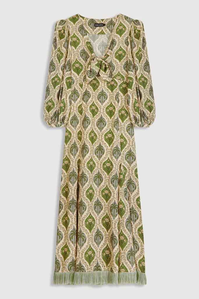 Vestido 'Palmira' de la firma española del invitado Vogana