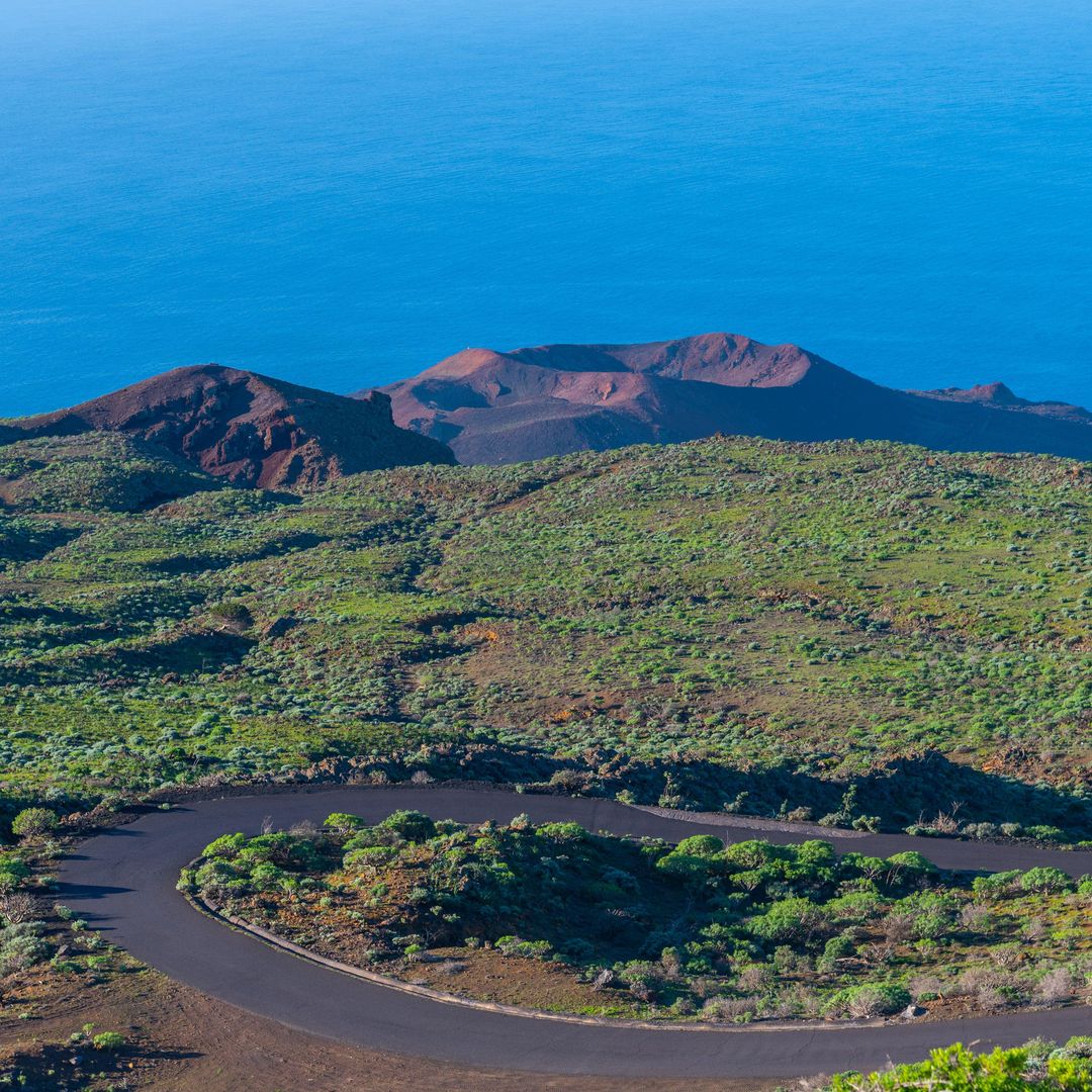 El paisaje volcánico de El Hierro, Islas Canarias