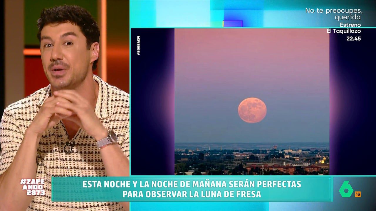¿Qué es la luna de fresa de 2025? Francisco Cacho desvela por qué es tan especial y a qué se debe su nombre