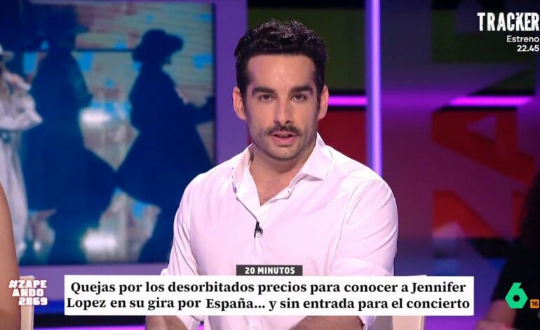 Juan Sanguino desvela en Zapeando cuánto costará saludar a Jennifer López en su gira por España