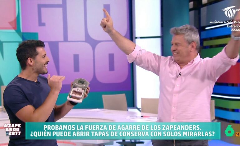 Sergio Peinado pone a prueba el estado físico de los zapeadores: «Soy un toro»