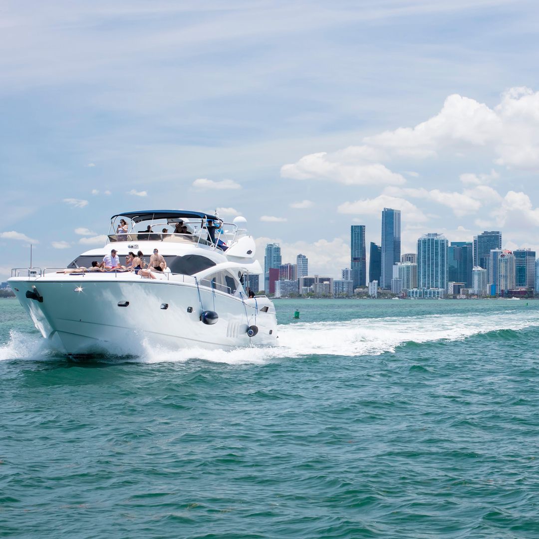 Barco en Miami, Florida, Estados Unidos