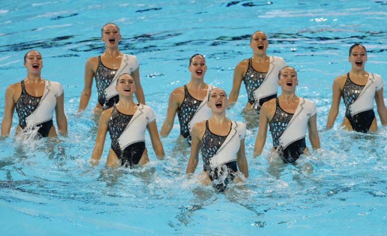 Celine Dion y Lady Gaga inspiran los bañadores del equipo español de natación artística