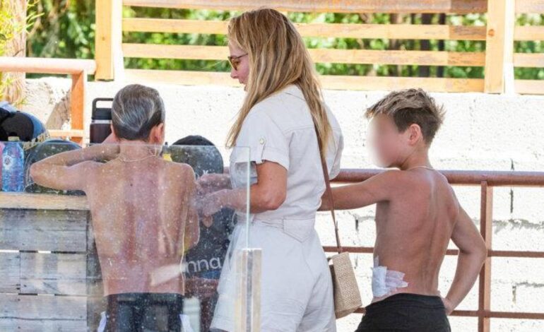 el plan acuático y ‘fitness’ de la actriz en su visita a España sin Chris Hemsworth