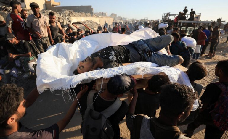 86 gazatíes muertos a tiros cuando iban a por comida y agua