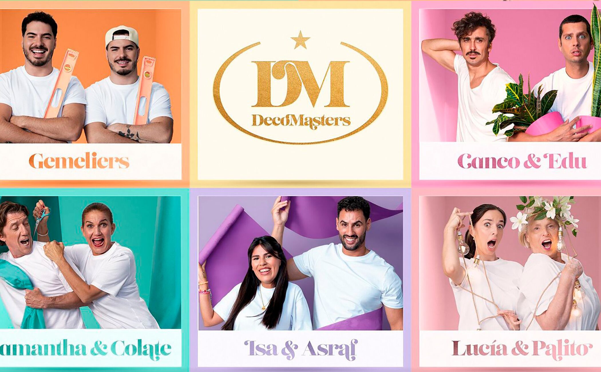 ‘DecoMasters’: arranca la gran competición de celebridades para coronarse en el mundo de la decoración