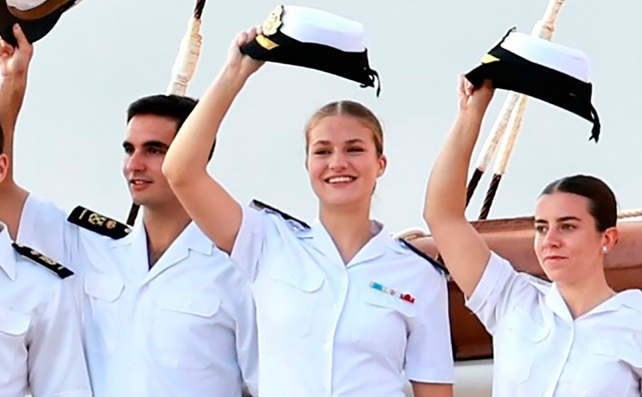 La Princesa Leonor regresa a Gijón tras completar su experiencia en la fragata Blas de Lezo y embarcar de nuevo en el Elcano