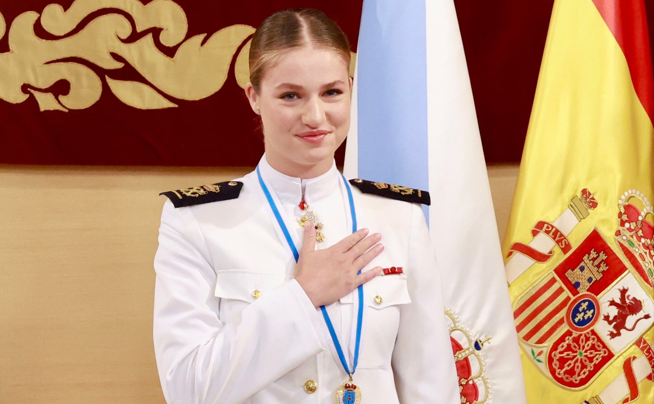 La Princesa Leonor recibe la Medalla de Oro de Galicia: «No tendré morriña porque a Galicia quiero volver siempre»