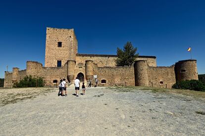 El castillo medieval de Pedraza, en julio de 2023.