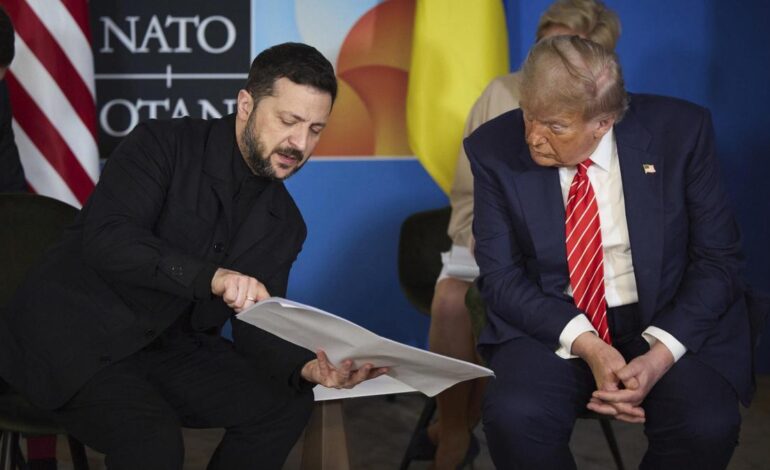 Zelenski acuerda con Trump trabajar juntos para reforzar su defensa aérea
