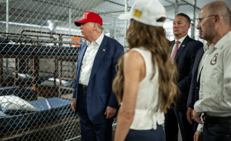 Un centro de detención custodiado por caimanes, el nuevo proyecto de Trump contra la inmigración ilegal 800