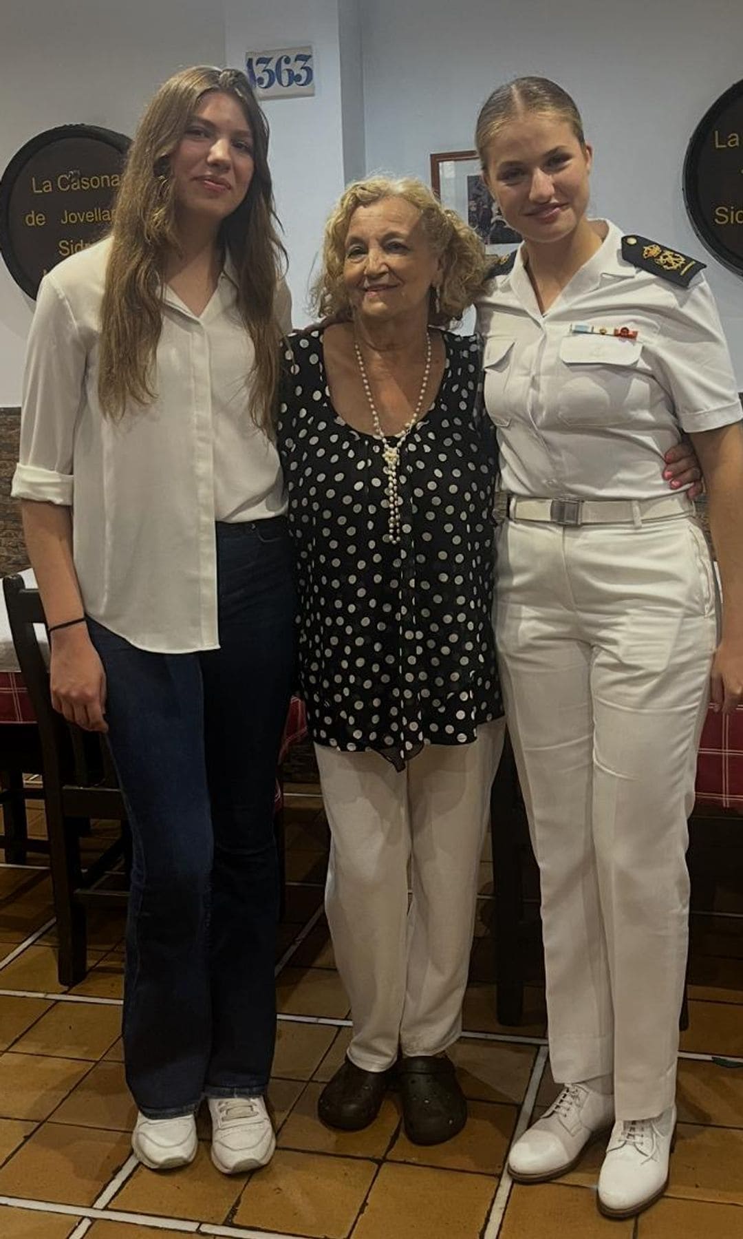 La reunión de la princesa Leonor e Infanta Sofía en Gijón